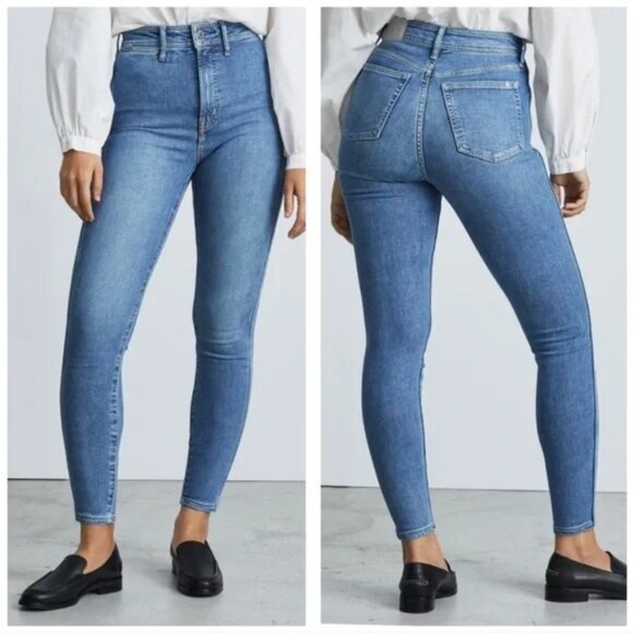 NWT EVERLANE The Way High Skinny Stretch Jeans – Wmns 32 - Picture 1 of 9